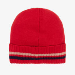 Beatrice & George-طقم صوف وكشمير أحمر بشعار للأولاد | Childrensalon Outlet