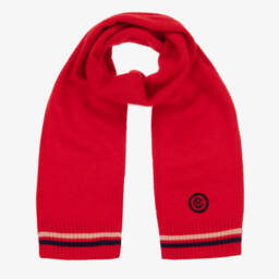 Beatrice & George-طقم صوف وكشمير أحمر بشعار للأولاد | Childrensalon Outlet