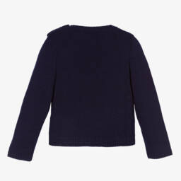 Beatrice & George-Boys Woollen Train Knit Jumper | Childrensalon Outlet