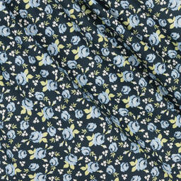 Beatrice & George-Синее хлопковое платье в цветочек | Childrensalon Outlet