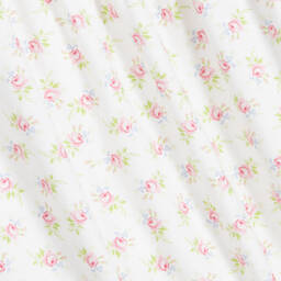 بياتريس آند جورج-أفرول بيبي غرو بطبعة ورود لون عاجي وزهري للمولودات | Childrensalon Outlet