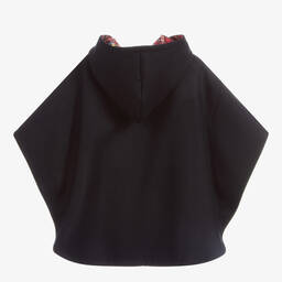 Beatrice & George-Темно-синий кейп для девочек | Childrensalon Outlet