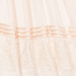 Beatrice & George-Girls Peach Satin Dress Ensemble | Childrensalon Outlet