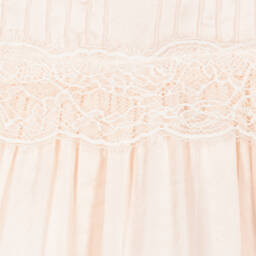 Beatrice & George-Girls Peach Satin Dress Ensemble | Childrensalon Outlet