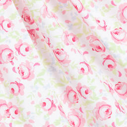 Beatrice & George-Розовое хлопковое платье в цветочек | Childrensalon Outlet