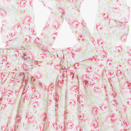Beatrice & George-Бело-розовый комплект из хлопка с юбкой для девочек | Childrensalon Outlet