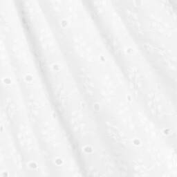 Beatrice & George-Girls White Broderie Anglaise Dress | Childrensalon Outlet