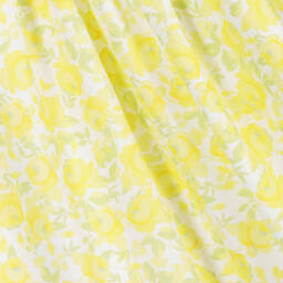 Beatrice & George-Желтое хлопковое платье в цветочек | Childrensalon Outlet