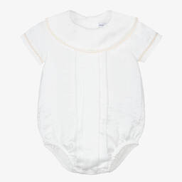 بياتريس آند جورج-بودي سوت لون أبيض للأطفال | Childrensalon Outlet