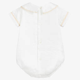 بياتريس آند جورج-بودي سوت لون أبيض للأطفال | Childrensalon Outlet