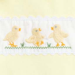 بياتريس آند جورج-بيبي غرو قطن جيرسي لون أصفر للأطفال | Childrensalon Outlet