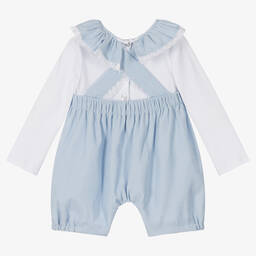 Beau KiD-Топ и голубой полукомбинезон с медвежонком | Childrensalon Outlet