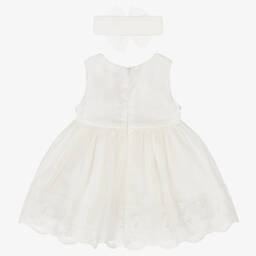 Beau KiD-Baby Girls Ivory Tulle Dress Set | Childrensalon Outlet