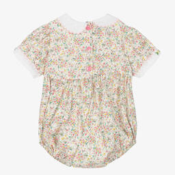 Beau KiD-Baby Girls Pink Floral Cotton Shortie | Childrensalon Outlet