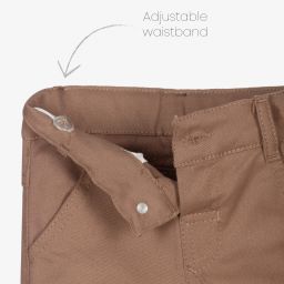 بو كيد-Blue & Beige Baby Trouser Set | Childrensalon Outlet