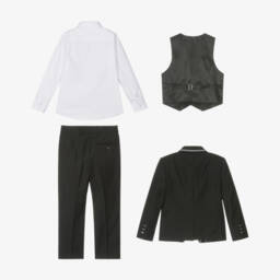 Beau KiD-طقم كلاسيكي أسود من التويل للأولاد | Childrensalon Outlet