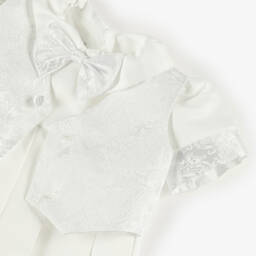 Beau KiD-Элегантный кремовый атласный комплект для мальчиков | Childrensalon Outlet