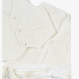 Beau KiD-طقم بدلة عاجي مزهر للأولاد | Childrensalon Outlet