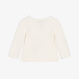 Beau KiD-Boys Ivory Soft Cotton Knit Cardigan | Childrensalon Outlet