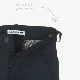 Beau KiD-Boys Navy & Pale Blue Shorts Set | Childrensalon Outlet