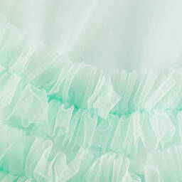 Beau KiD-Girls Aqua Tulle Bow Dress | Childrensalon Outlet