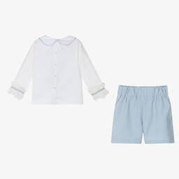 Beau KiD-Голубые вельветовые шорты для девочек | Childrensalon Outlet