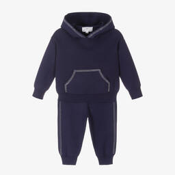 Beau KiD-Синий трикотажный спортивный костюм | Childrensalon Outlet