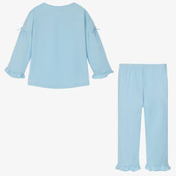 بو كيد-بيجاما جيرسي لون أزرق للبنات | Childrensalon Outlet