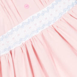 Beau KiD-Girls Blush Smocked Corduroy Frock | Childrensalon Outlet