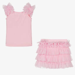 Beau KiD-Цветочный комплект из фатина с оборками для девочек | Childrensalon Outlet