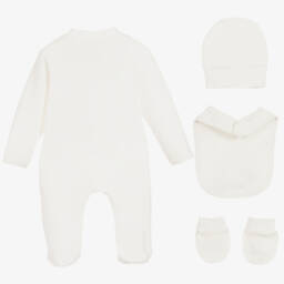 Beau KiD-طقم قطن عاجي للبنات الرضع | Childrensalon Outlet