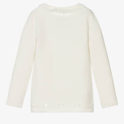 Beau KiD-Girls Ivory Knitted Cardigan | Childrensalon Outlet