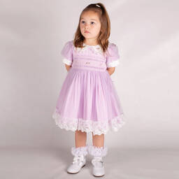 Beau KiD-Girls Lilac Purple Tulle Dress | Childrensalon Outlet