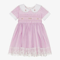 Beau KiD-Girls Lilac Purple Tulle Dress | Childrensalon Outlet