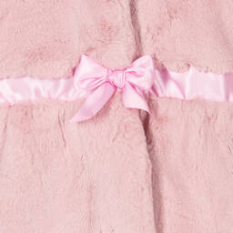 Beau KiD-Розовая шуба из искусственного меха для девочек | Childrensalon Outlet