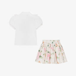 Beau KiD-Розовый цветочный комплект юбка для девочек | Childrensalon Outlet