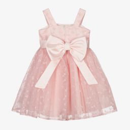 Beau KiD-Розовое платье из тюля с бантами для девочек | Childrensalon Outlet