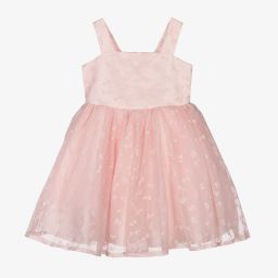 Beau KiD-Розовое платье из тюля с бантами для девочек | Childrensalon Outlet