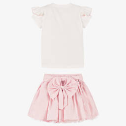 Beau KiD-طقم تنورة لامعة للبنات في عيد الميلاد | Childrensalon Outlet