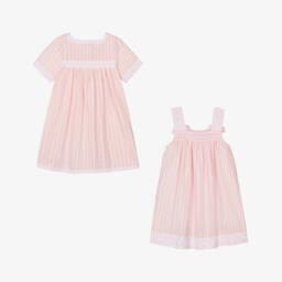 Beau KiD-طقم نوم ناعم من القطن الوردي للبنات | Childrensalon Outlet