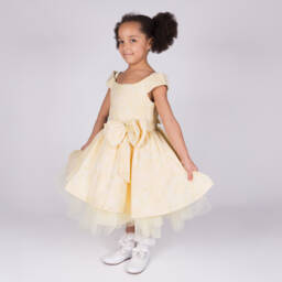 Beau KiD-Girls Sunlit Blossom Glitter Dress | Childrensalon Outlet