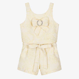 Beau KiD-Girls Sunlit Jacquard Shorts Ensemble | Childrensalon Outlet