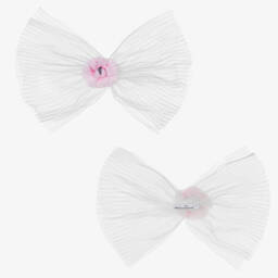 Beau KiD-Girls White Lace Trim Dress Set | Childrensalon Outlet