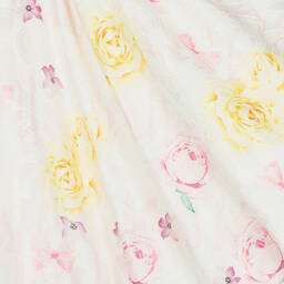 Beau KiD-Желтое платье из тюля с розами | Childrensalon Outlet