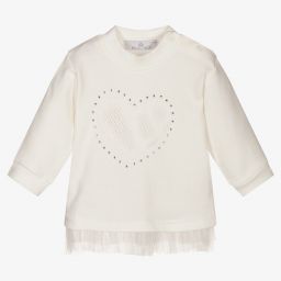 Beau KiD-Ivory Diamanté Trouser Set | Childrensalon Outlet