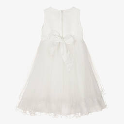 Beau KiD-Ivory Satin & Tulle Dress | Childrensalon Outlet