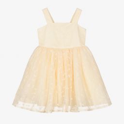 Beau KiD-Ivory Tulle Bow Dress | Childrensalon Outlet