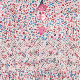 Beau KiD-Pink Floral Cotton Baby Shortie | Childrensalon Outlet
