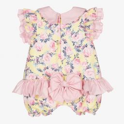 Beau KiD-Желто-розовый песочник в цветочек | Childrensalon Outlet