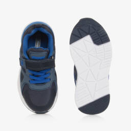 Beppi-Boys Blue Quick-Fit Sneakers | Childrensalon Outlet